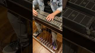 Pedal Steel Guitar Riff’n (Miami, My Amy) Keith Whitley #shorts #tutorial #pedalsteelguitar