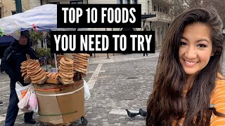 TRYING GREEK FOOD IN GREECE | Top TEN GREEK Foods You NEED to TRY