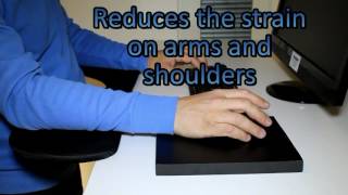 Keyboard wrist rest VS forearm support computer arm rest