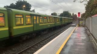 Dart 8137 leaving Raheny in the wet conditions!