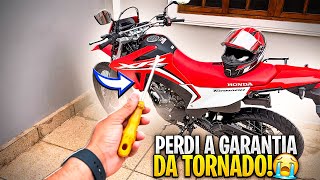 PERDI A GARANTIA DA NOVA TORNADO 300 0KM 😭