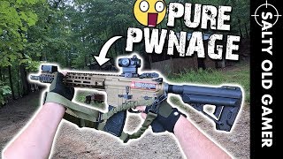 Avalon Flat Pwns Noobs! 😱 | SaltyOldGamer Airsoft Gameplay