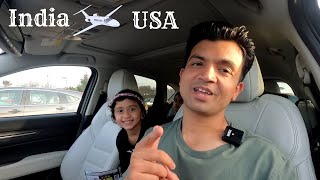 India To USA Travel During Covid-19 And Omicron| Sharing Our Travel Experience| Kids Playing In Snow