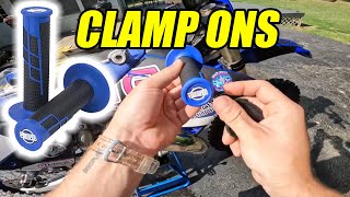 How To Install Pro-Taper Clamp On Grips!