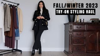 FALL/WINTER 2023 TRY-ON & STYLING HAUL | Samantha Guerrero