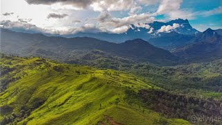 Stunning View of Mount Kinabalu From Bukit Bendera Tegudon Tourism Village