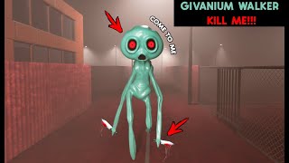 Givanium WALKER try to kill me!!! Garten of BanBan 8 Secret Ending