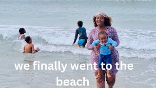 Diary of a Namibian mom living in Europe | Cleaning my car |We finally went to the beach