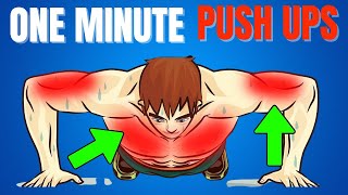 What will happen if you do push up  every day for 1 minute