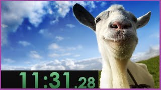 Grinding for the goat simulator world record