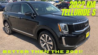 2022 KIA TELLURIDE S REVIEW! Ebony black with black interior!