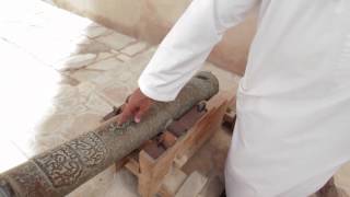 See a 17th Century Omani Cannon Up Close (Nizwa, Oman)