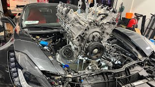 HOW TO REMOVE A ENGINE CORVETTE STINGRAY C7 GRAND SPORT