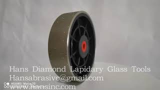 6" and 8" 100GritDiamond Lapidary Glass Bench Grinder Polisher Hard Flat Grinding Wheel