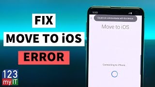 Fix Could not communicate with the device Move to iOS