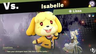 Super Smash Bros Ultimate World of Light: Isabelle vs Lissa