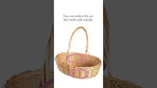 Basket material makes a difference! Learn more about full willow. #floraldesigner  #giftbaskets