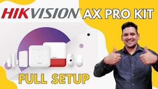 Hikvision wireless control panel kit configuration & installation | Hikvision Door and Window alarm