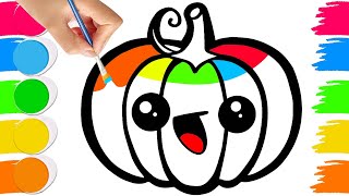 How to Draw a Pumkin | Step by Step