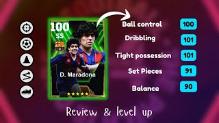 If you are not a fan of Overall, Level up Maradona like this | Efootball 2024