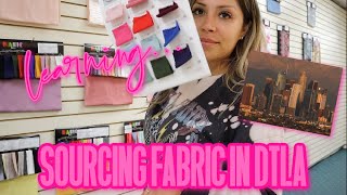 Sourcing Fabric for Manufacturing |VLOG