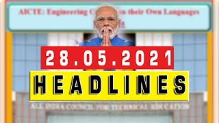 Today's Headlines -28.05.2021 ll CSTUDIOS ll CUTM