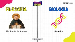 Aula Tutoria ENEM 17/04/2024 - Filosofia/Biologia/Biologia