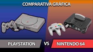 PlayStation (PS1) vs Nintendo 64 | Comparativa Gráfica | (No Commentary)