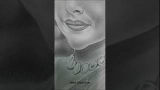 Aindrila Sharma portrait drawing ll #Aindrila ll #shorts #viral #ytshorts #trending