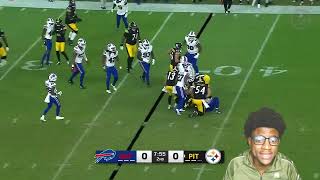 Reacting To Buffalo Bills vs. Pittsburgh Steelers Preseason Game Highlights!