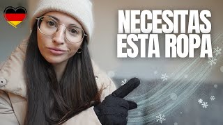 Qué ropa necesito para EL FRIO de ALEMANIA?! Estas son las prendas que considero ESENCIALES 👌🥶