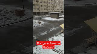 ‼️Прогноз погоды в Алматы/Что у нас с погодой/16.02.23г‼️