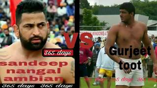 Best Raid in Kabaddi Sandeep Nangal Ambia vs Gurjeet toot