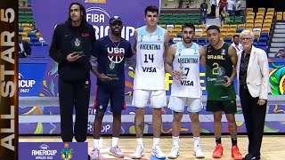 All Star 5 FIBA Americup 2022 | G Deck | F Campazzo | Y Santos | N Cole | D Banton