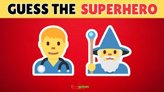 GUESS THE SUPERHERO BY EMOJI | GUESS EMOJI CHALLENGE | GUESS EMOJI QUIZ #quiz #emojichallenge #emoji