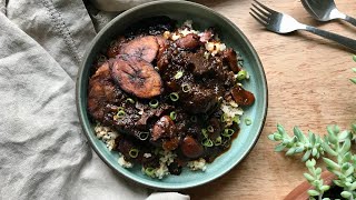 Jamaican Braised Oxtail Stew Recipe