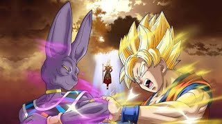 Dragon ball Z : Goku fights Beerus‼️ after he returns from training with the Dashinkan 😱