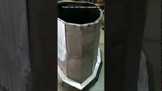 Dalek build - steel bottom section (aka skirt) rolls