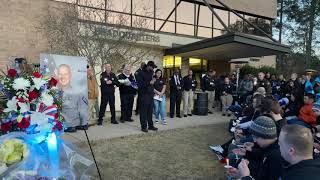 Rockdale County Sheriff's Office hosts memorial for Investigator John Cole Haynie