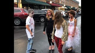 Zombie flash mob in Summerville South Carolina