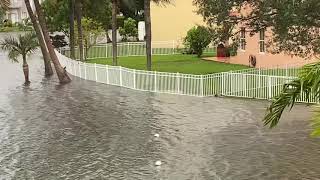 Tropical Storm ETA flooding South Florida Suburbs