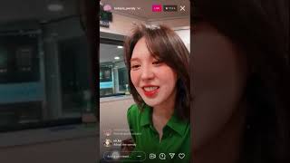 Wendy instagram LIVE 19/11/21