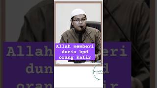 ALLAH MEMBERIKAN Dunia KEPADA ORANG KAFIR, Nasehat Ustadz Firanda Andirja Hafizahullah