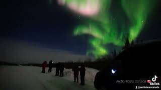 December 1, 2022 Yellowknife Aurora Hunting Experience with Arctic Tours Canada