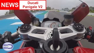 2021 Ducati Panigale V2 / Akrapovic Exhaust, First Look, Speed, Acceleration and short ride