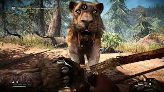 FarCry Primal | Sun Daughter Bonfire | Tamed Cave Lion [4K]