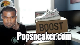 Popsneaker.com Yeezy V2 Zebra Review and Comparison