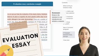 How to Write an Evaluation Essay (Interactive Examples)