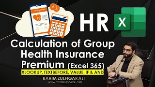 Two Way XLOOKUP with Multiple Conditions Excel 365 | HR Example | Calculation of Insurance Premium