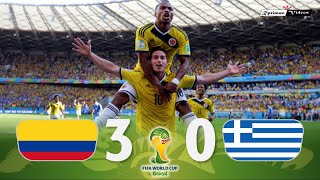 Colombia 3 x 0 Greece ● 2014 World Cup Extended Goals & Highlights HD